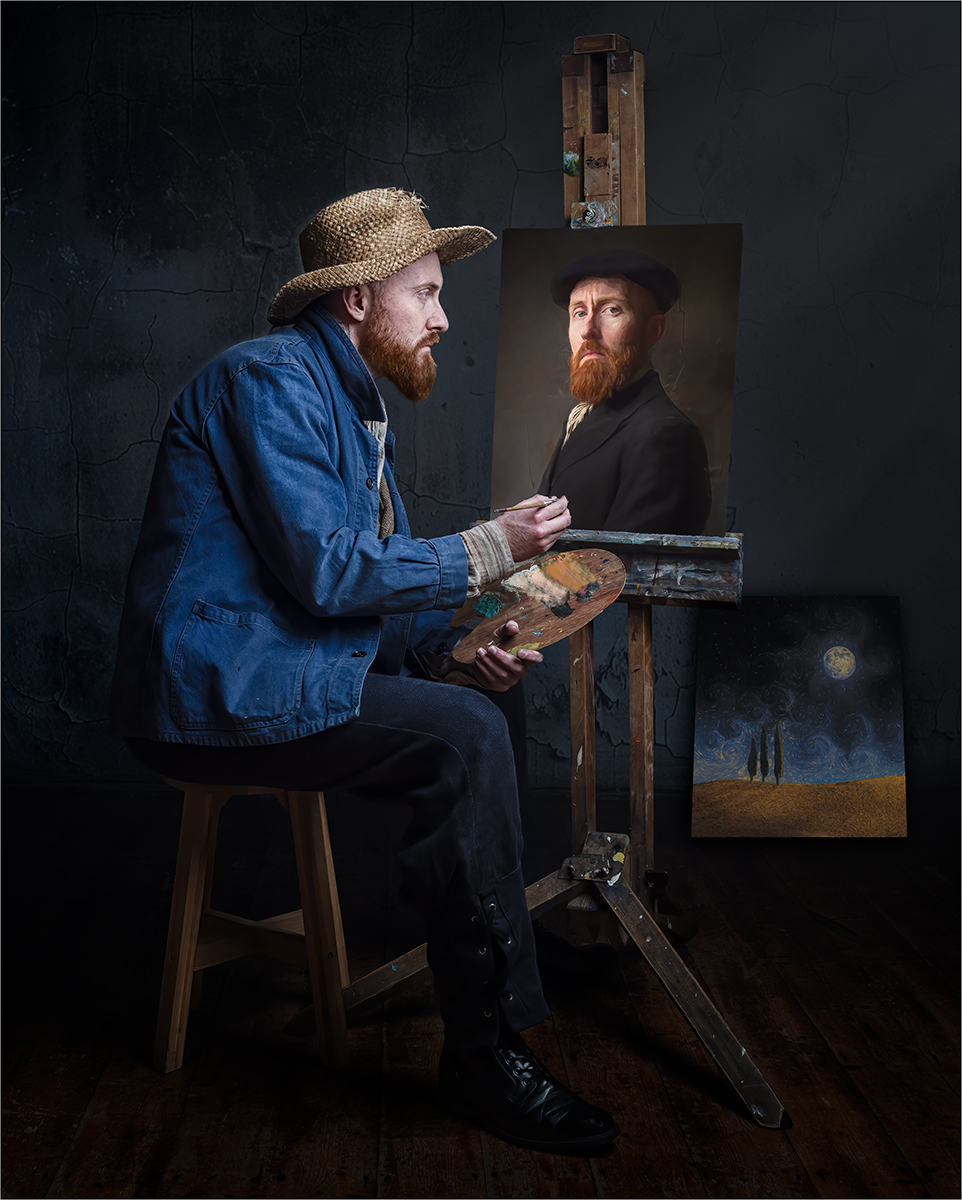 Creating A Self Portrait by Carol Watson
