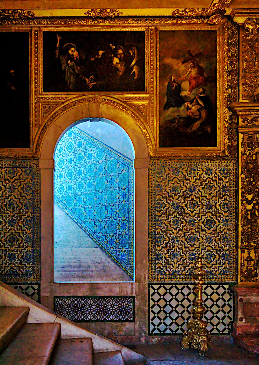 Blue Light, Gold Gilt — by Martin Round