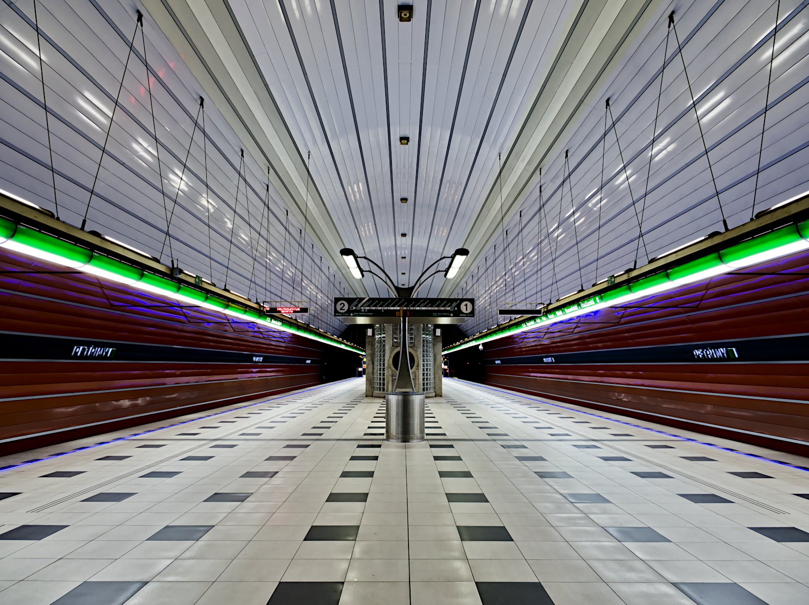 Commended in Colour Print - Petriny Metro Station by Christine Round