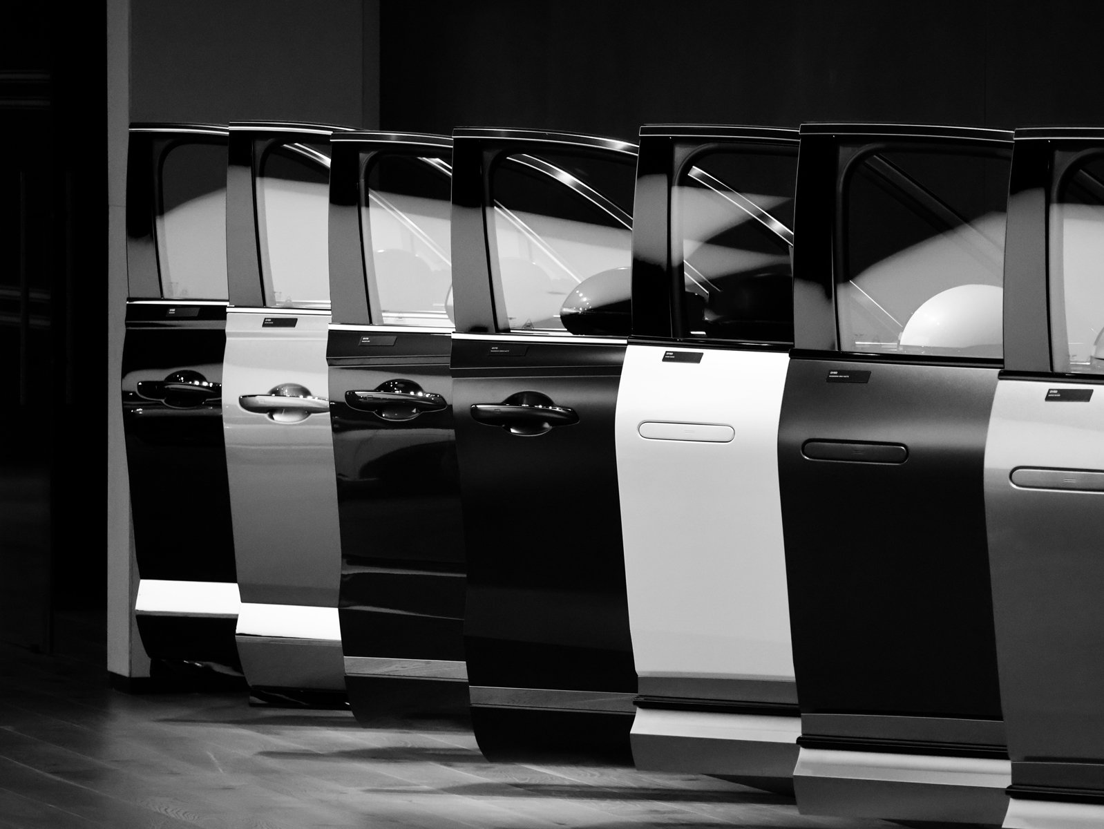 Highly Commended in Mono Digital - Car Doors by Janet Parker