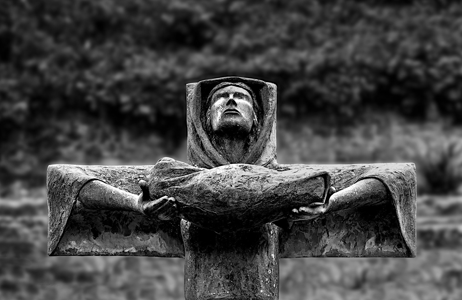 Commended in Mono Digital - Mount Grace Priory Statue by Martin Round