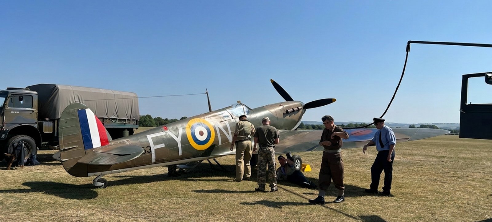 Refuelling Spitfire by Paul Headley