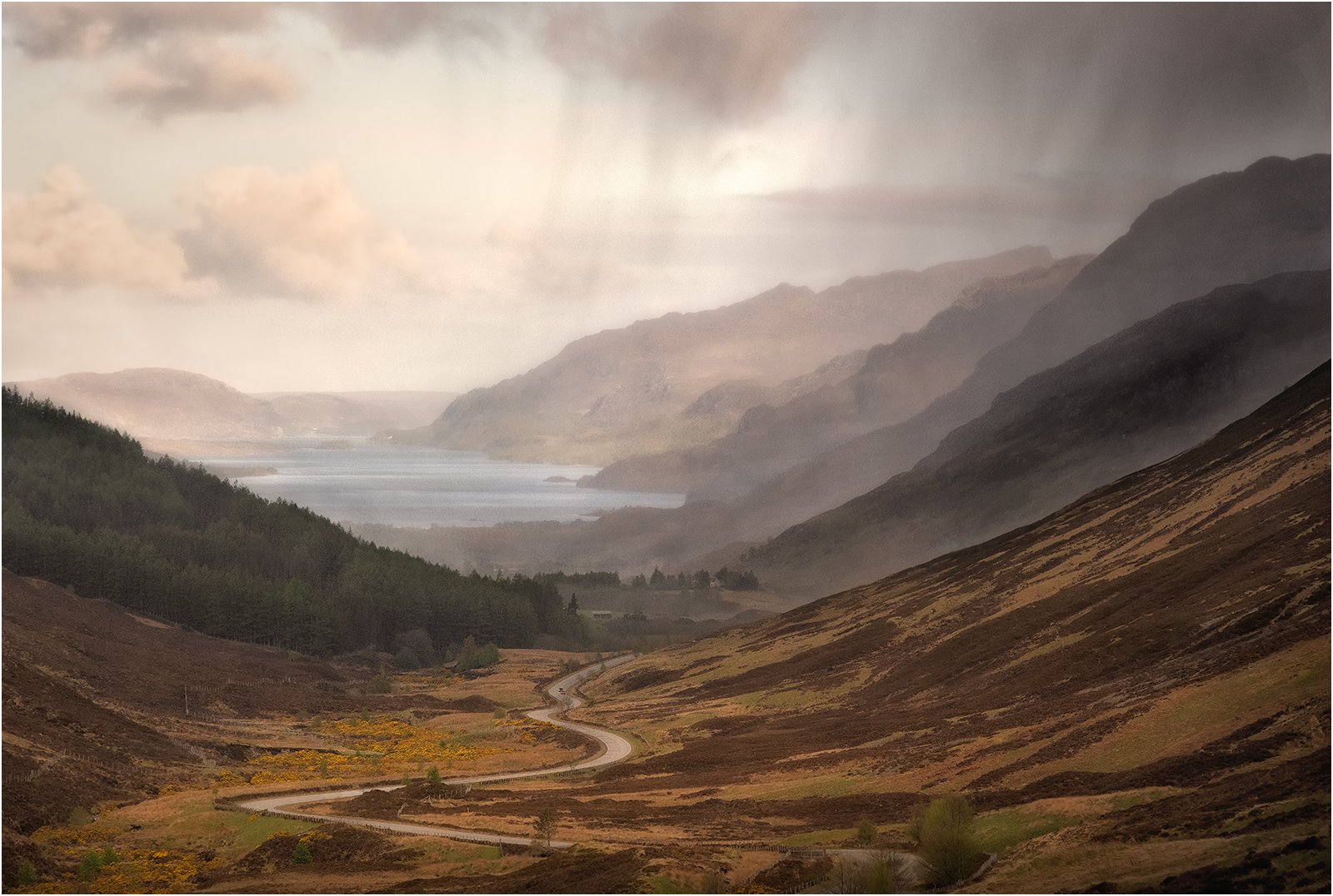 Highly Commended in Scapes Digital - Queens View, Loch Maree by Mike Williamson
