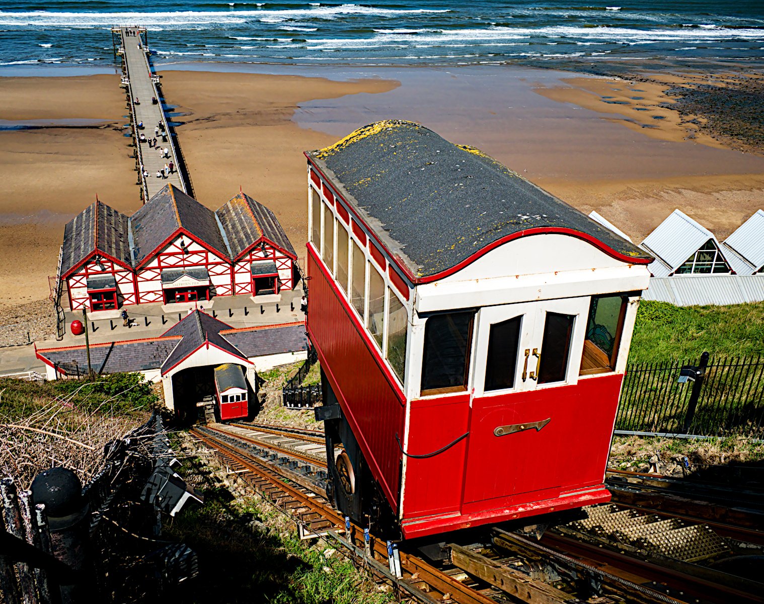 Saltburn Funicular — by Martin Round