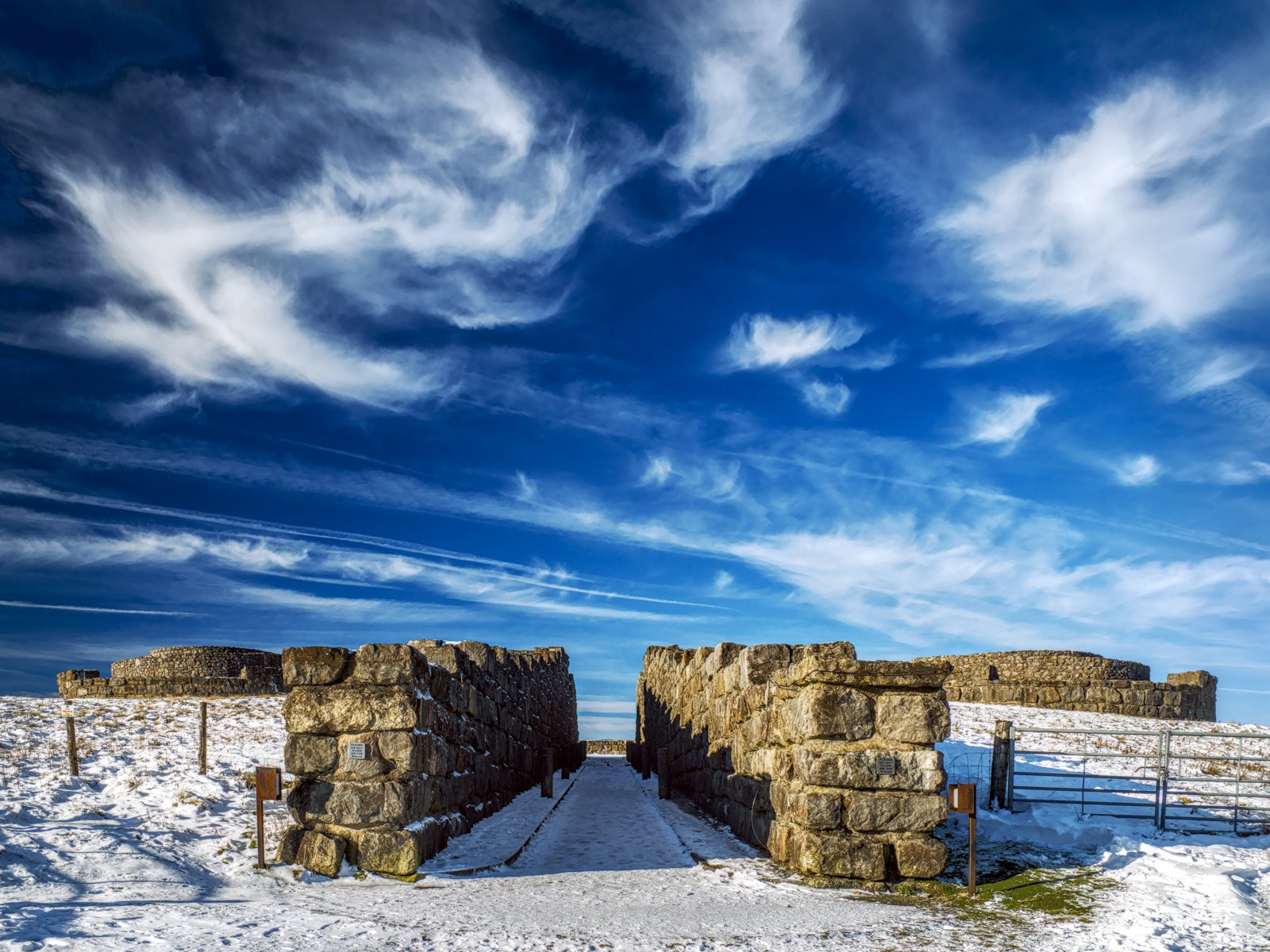 Highly Commended in Scapes Digital - Blue Skies Over The Cold Cut Quarry by Christine Round