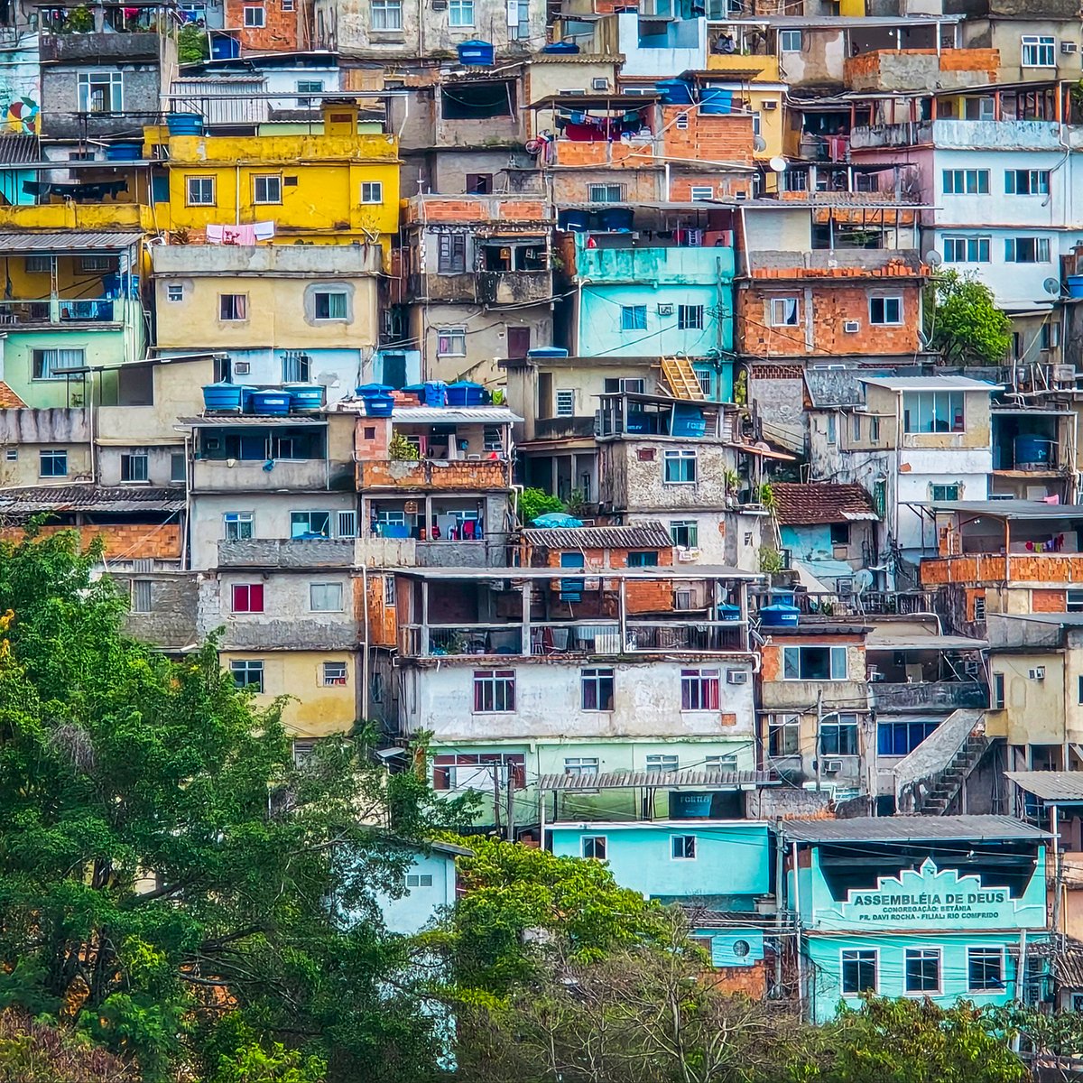 Commended in Scapes Print - Rio Favela by Andy Ogilvie