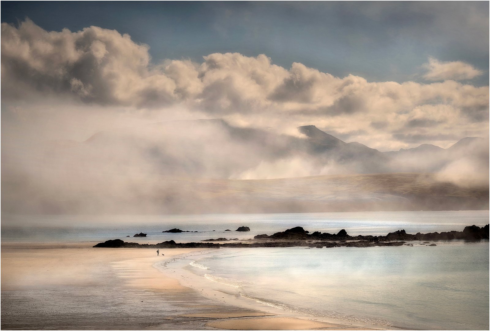 Highly Commended in Scapes Print - Sea Mist At Balnakeil Beach, Scotland by Mike Williamson