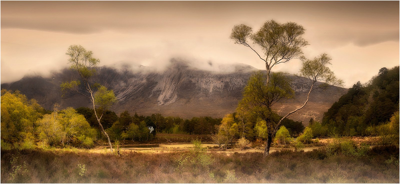 3rd Place in Scapes Print - Spring Landscape, Torridon, Scotland by Mike Williamson