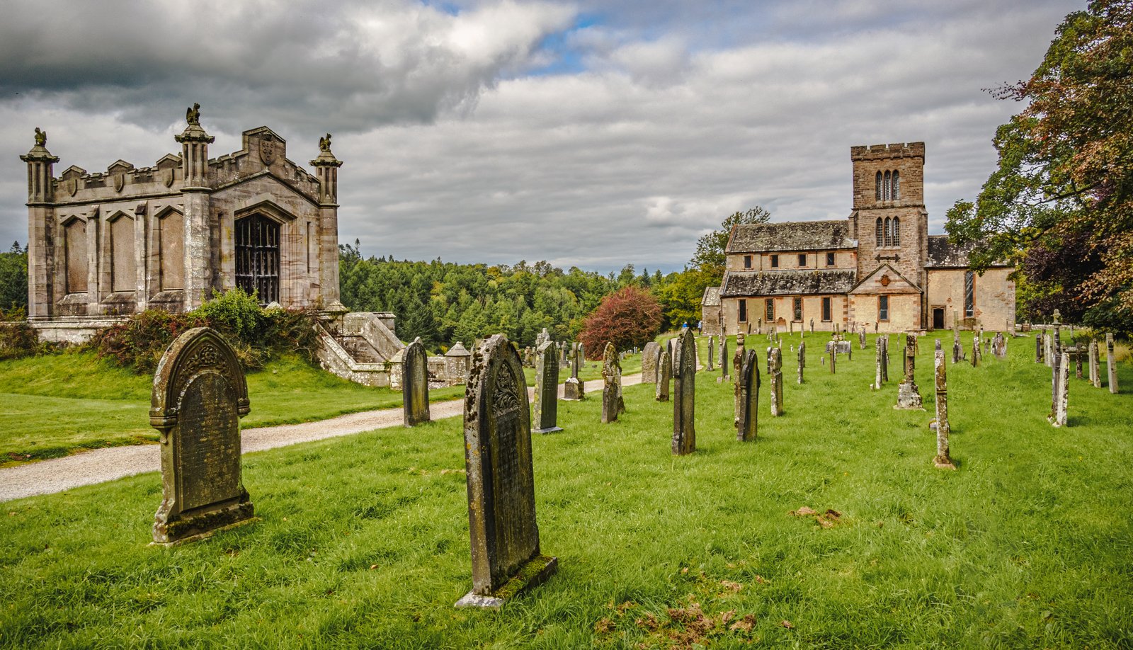 Commended in Scapes Print - St Michael Church And Mausoleum by Mike Halstead