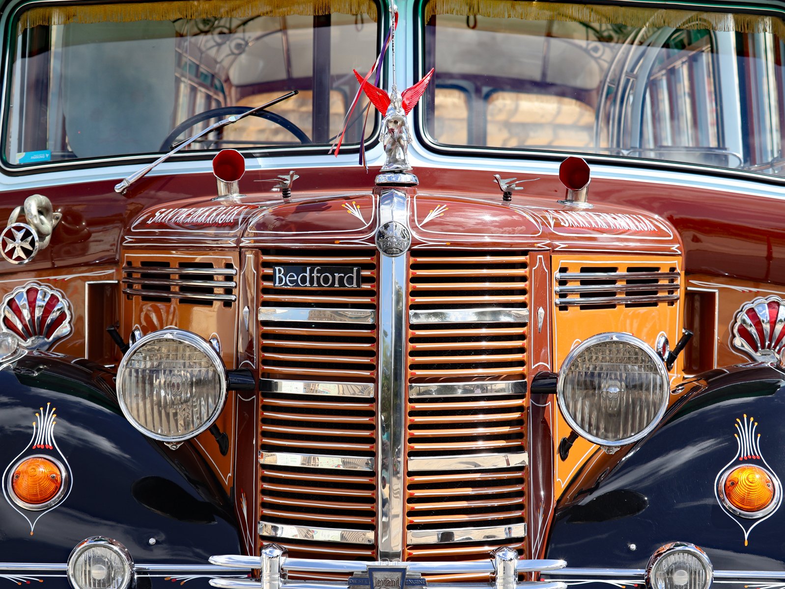 Commended in Colour Digital - Vintage Bedford Bus by Janet Parker