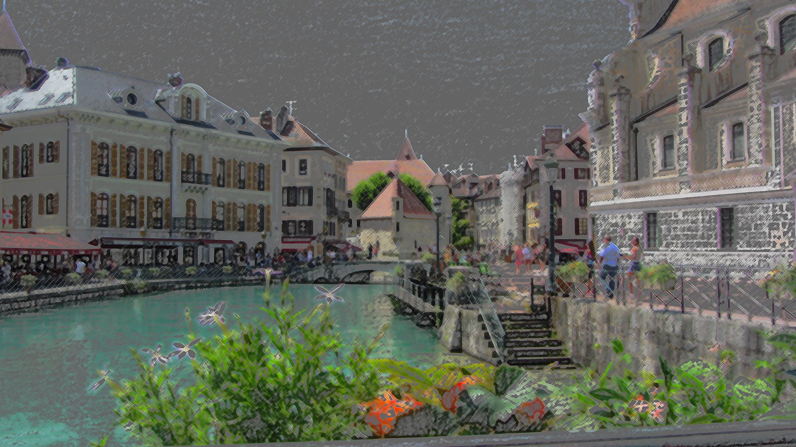 Annecy Impressions by Mary Woodland