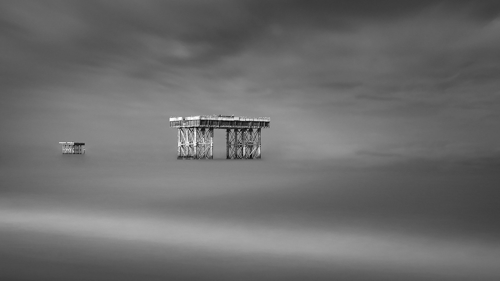 Highly Commended in Mono Digital - Sizewell Cooling Towers by Keith Orr
