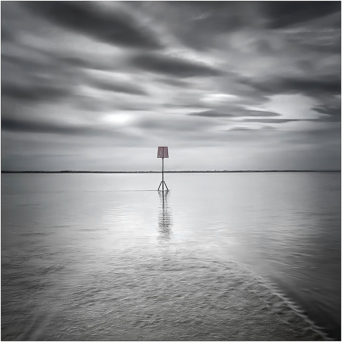 Highly Commended in Scapes Digital - Incoming Tide At Lytham Pier by Mike Williamson