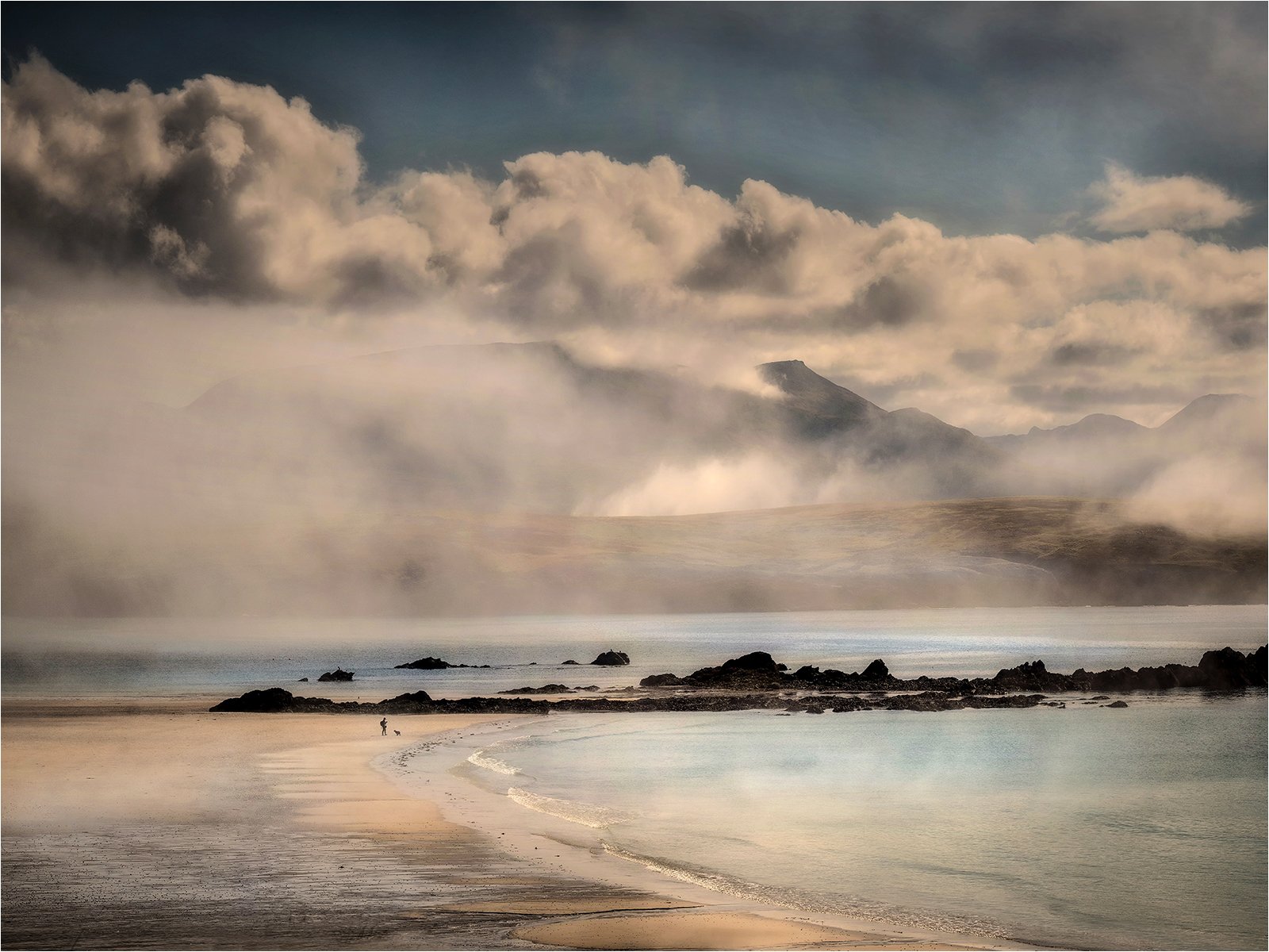 Sea Mist At Balnakeil Beach, Scotland — by Mike Williamson — Score: 17 pts