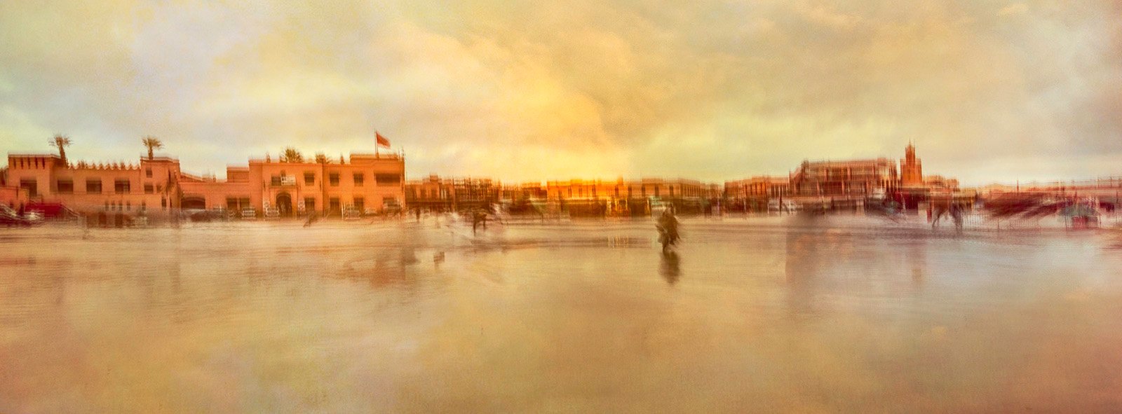 Jemaa El-fnaa Square Marrakesh  After The Rain — by Margaret Keane — Score: 18 pts